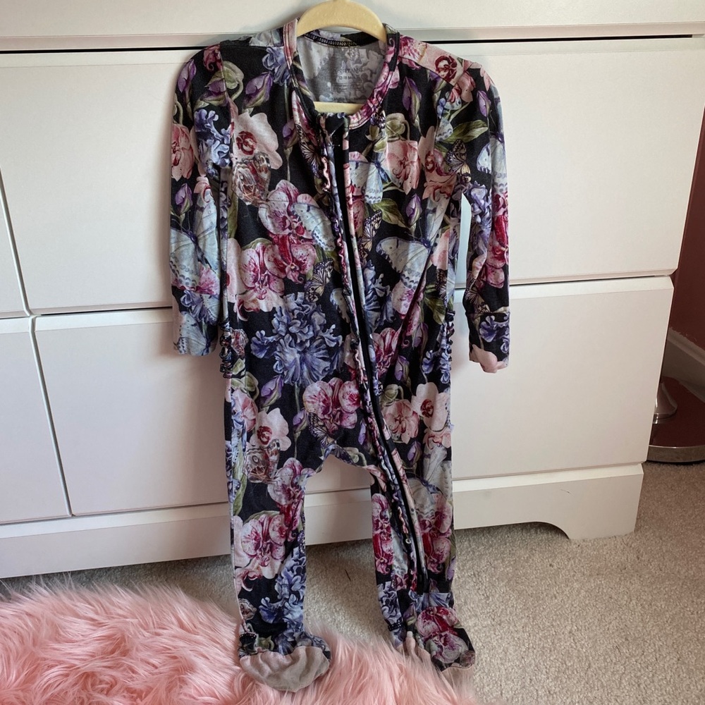 12-18 month ruffled one piece by Posh Peanut
